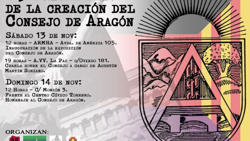 85 Aniversario de la creación del Consejo de Aragón