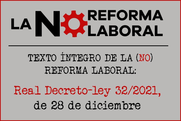 La NO reforma laboral: texto íntegro