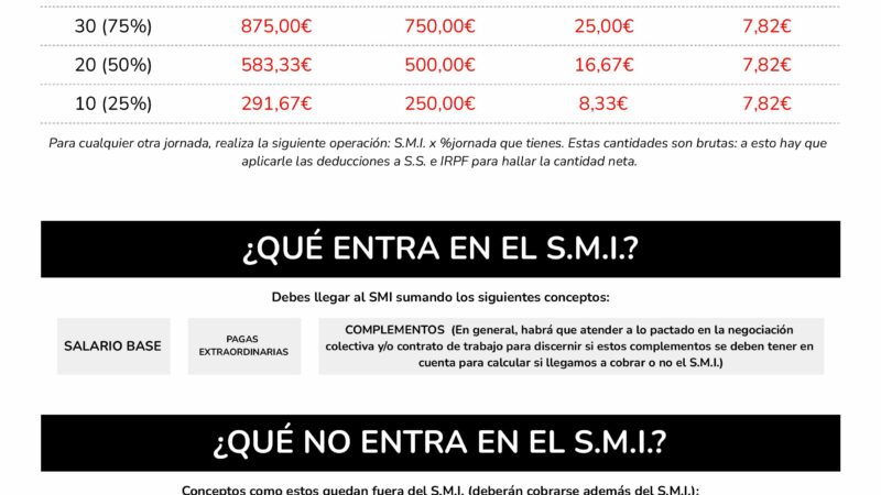 Salario Mínimo Interprofesional 2022