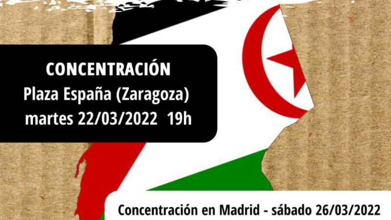 Concentración: Solo los saharauis deciden el futuro del Sáhara Occidental