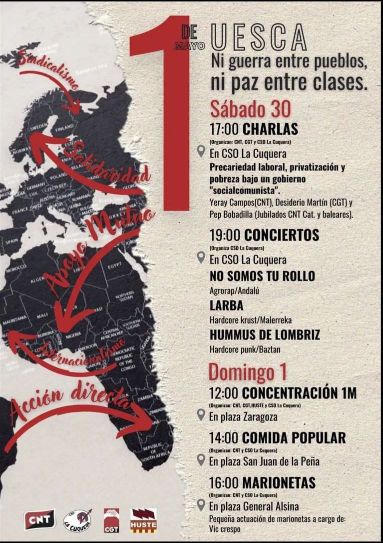 1º de Mayo en Huesca