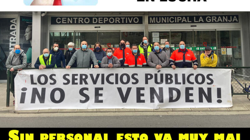 Continúa la huelga de deportes del Ayuntamiento de Zaragoza