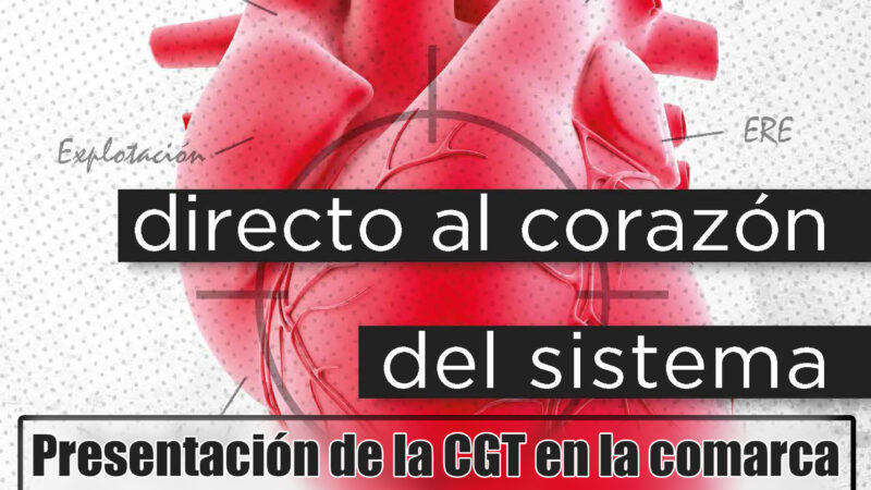 Presentación de la CGT en la comarca de las Cinco Villas