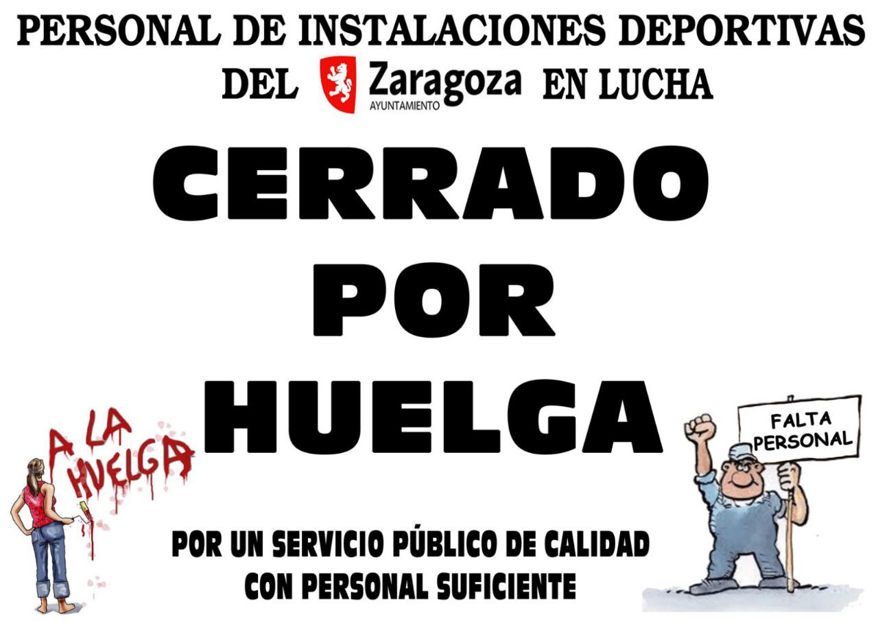 En apoyo a las trabajadoras de instalaciones deportivas municipales de Zaragoza