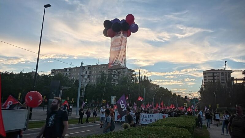 CGT convoca a la ciudadanía contra las desigualdades en Zaragoza