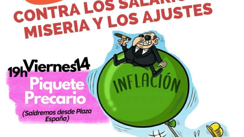 Telepizza en huelga contra los salarios de miseria y los ajustes.