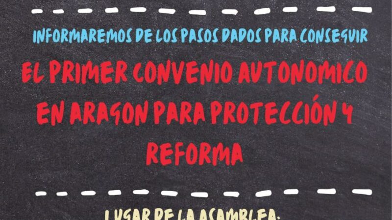 Asamblea Convenio Protección y Reforma.