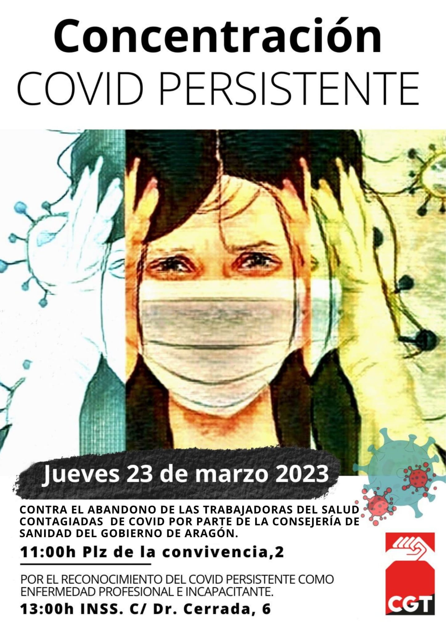 Concentración COVID Sede INSS