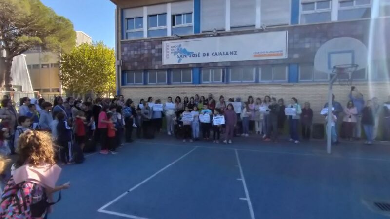 EL AULA DE EDUCACIÓN ESPECIAL DEL CEIP SAN JOSÉ DE CALASANZ DE FRAGA CONTINUA SIN AUXILIAR DE EDUCACIÓN ESPECIAL