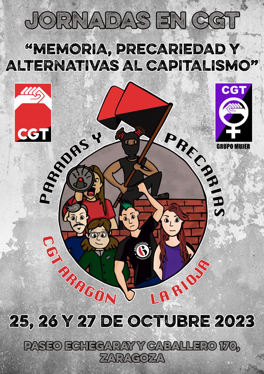 Jornadas en CGT, Memoria, precariedad y alternativas al capitalismo