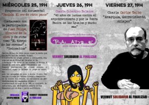 Jornadas en CGT, Memoria, precariedad y alternativas al capitalismo