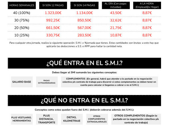 Salario Mínimo Interprofesional 2024