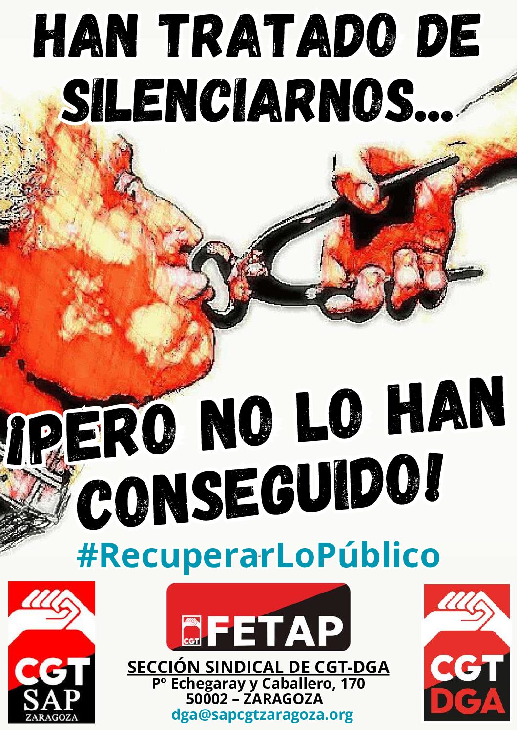 HAN TRATADO DE SILENCIARNOS…¡ PERO NO LO HAN CONSEGUDO!