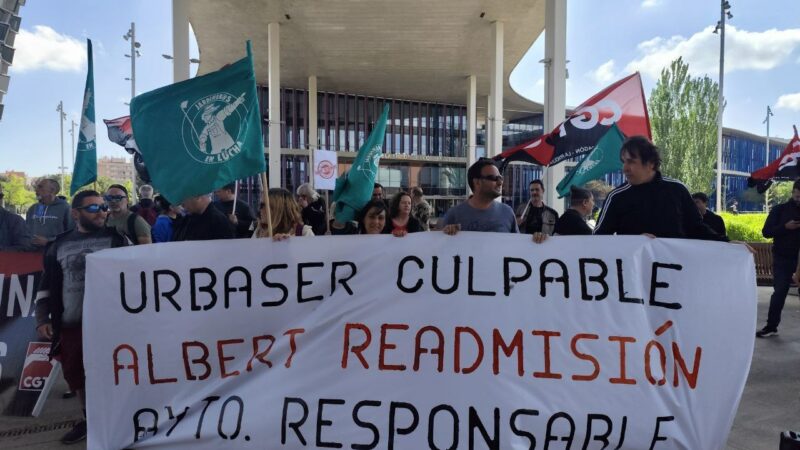“EL JUZGADO HA DECLARADO LA IMPROCEDENCIA DEL DESPIDO DEL COMPAÑERO ALBERT”