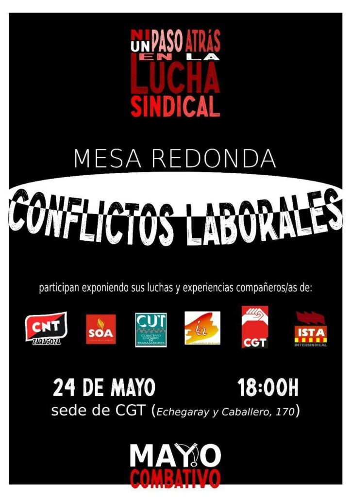 Los conflictos laborales protagonizan el cierre de las jornadas “Mayo Combativo”