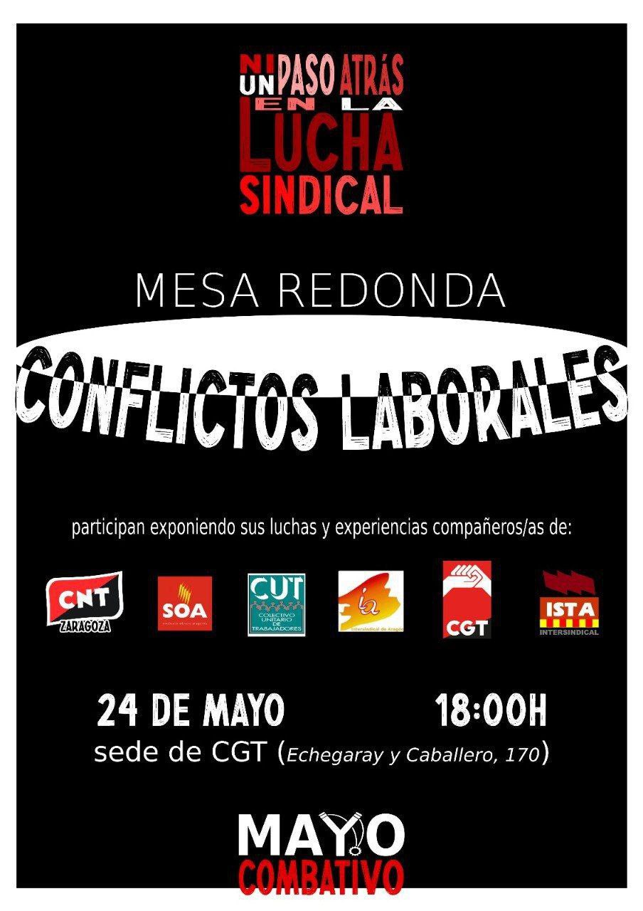 Los conflictos laborales protagonizan el cierre de las jornadas “Mayo Combativo”