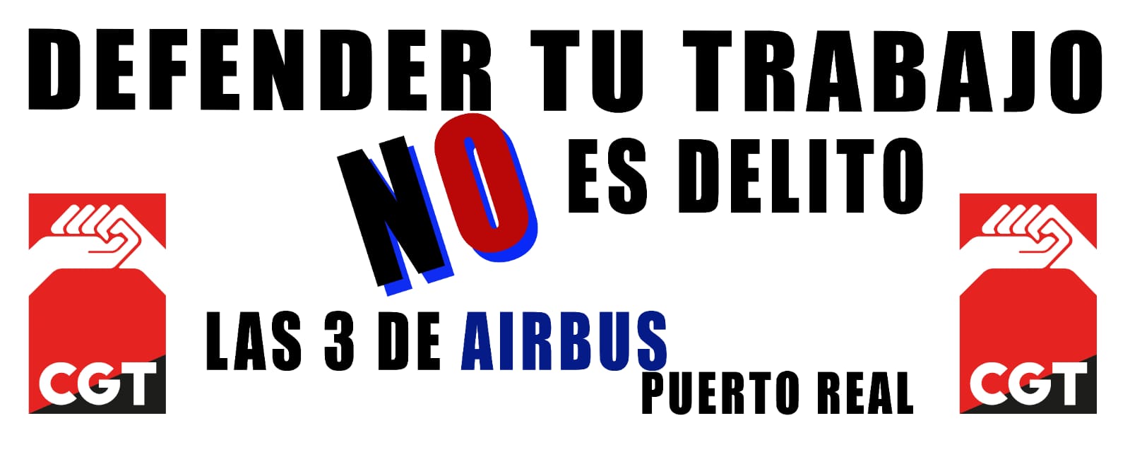 MOSTRAMOS NUESTRA SOLIDARIDAD CON LAS 3 DE AIRBUS PUERTO REAL