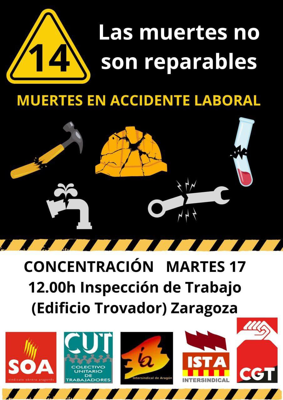 Concentración por una nueva muerte en el trabajo