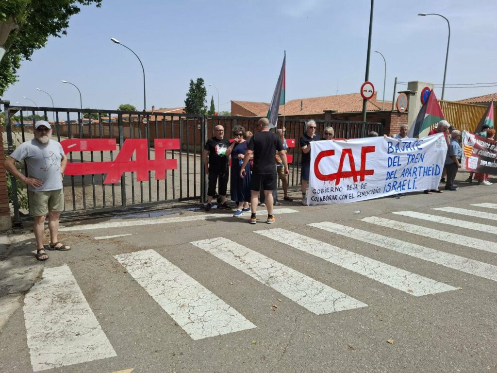 CAF entra en la lista de empresas que operan en territorio palestino ocupado
