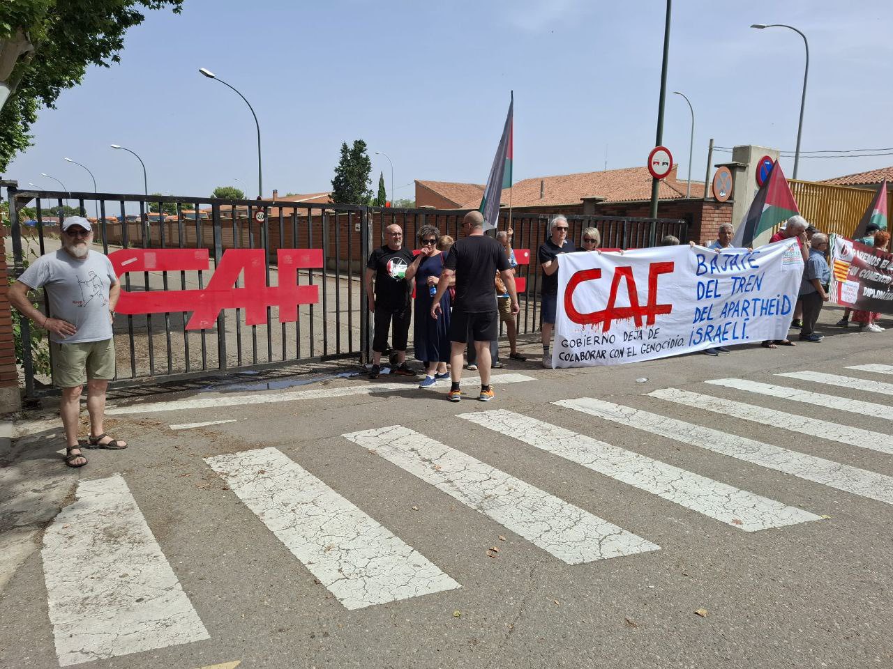 CAF entra en la lista de empresas que operan en territorio palestino ocupado