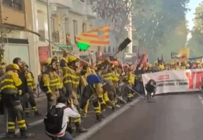 CGT Sarga presente en Madrid en la manifestación estatal de bomberos y bomberas forestales.