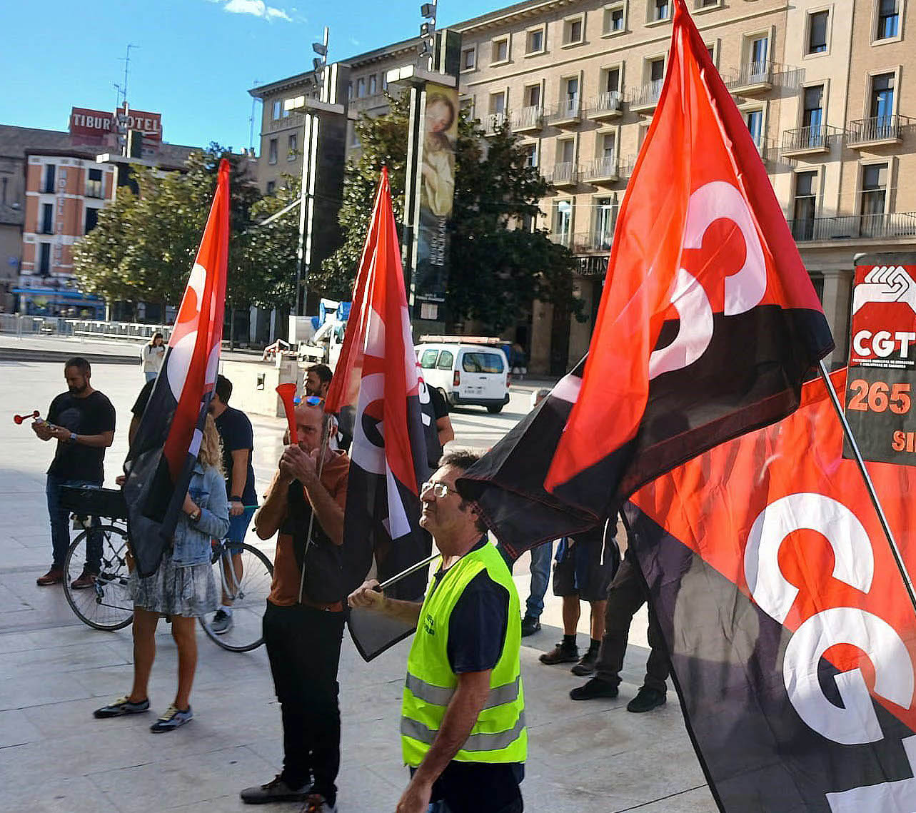 CGT demanda al Ayuntamiento de Zaragoza, UGT y CSIF por vulnerar la libertad sindical