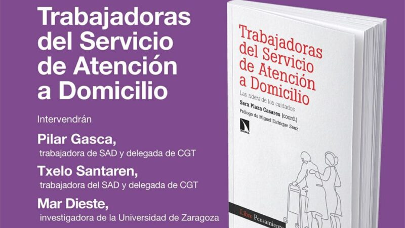 Presentación del libro “Trabajadoras del Servicio de Atención a Domicilio”
