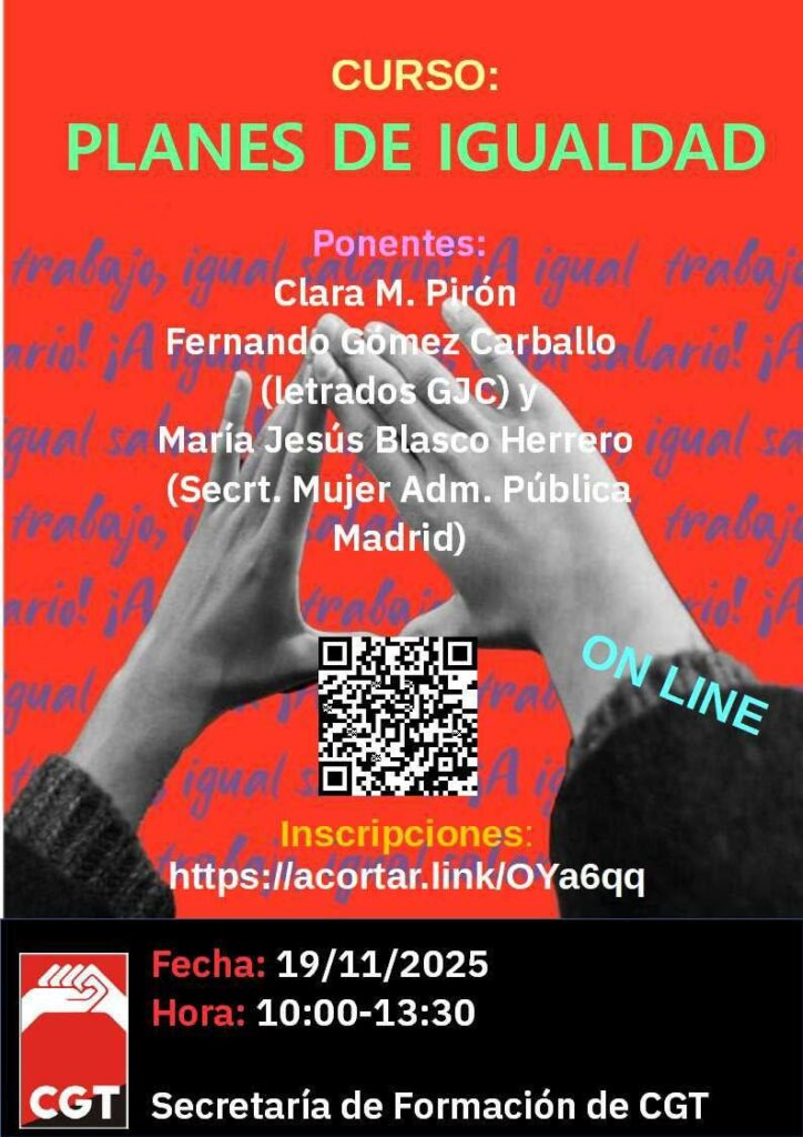 Formación: Planes de Igualdad