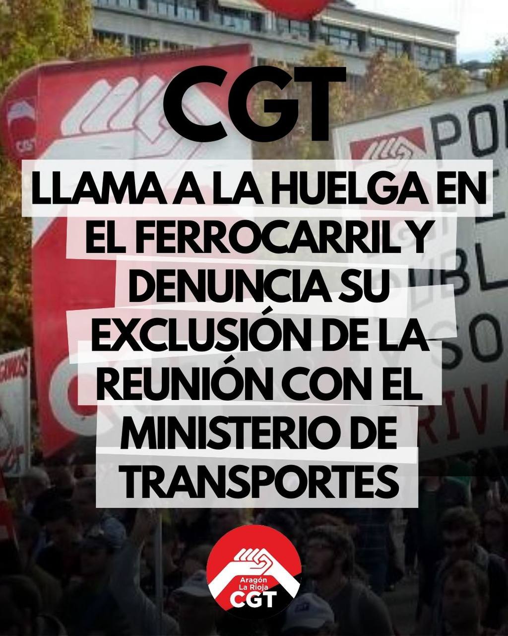 El Sector Federal Ferroviario de la CGT llama a la huelga y denuncia su exclusión de las reuniones con el Ministerio de Transportes