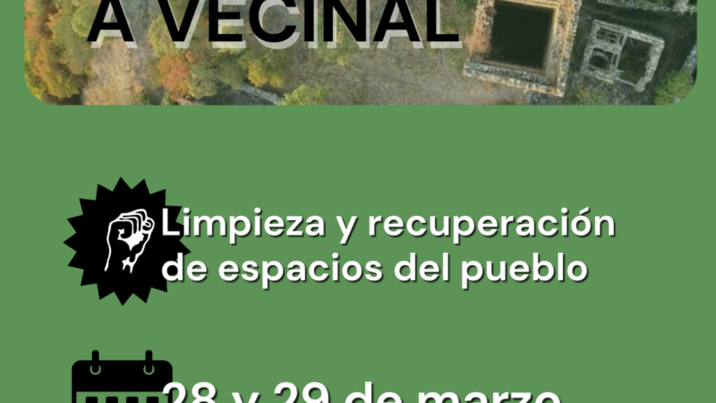 Convocatoria Recuperando Ruesta a vecinal abril 2026