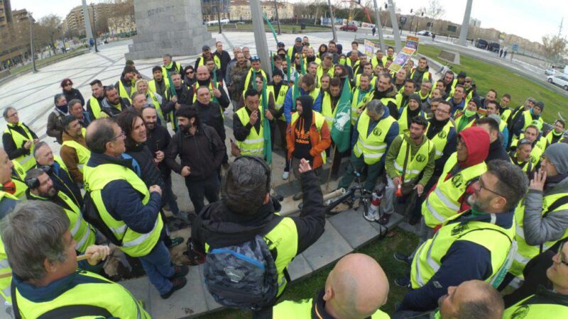 Los directivos de FCC en Zaragoza comunican que se niegan a firmar el convenio pactado con las y los jardineros.