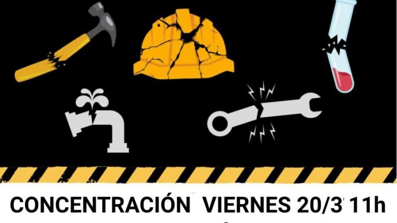 Concentración por una nueva muerte en el trabajo