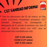 CGT entra en el Comité de Rey Ardid