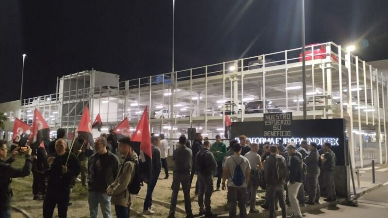 CGT denuncia una vulneración grave del derecho de huelga en la plataforma Europa de Inditex en Zaragoza y exige responsabilidades