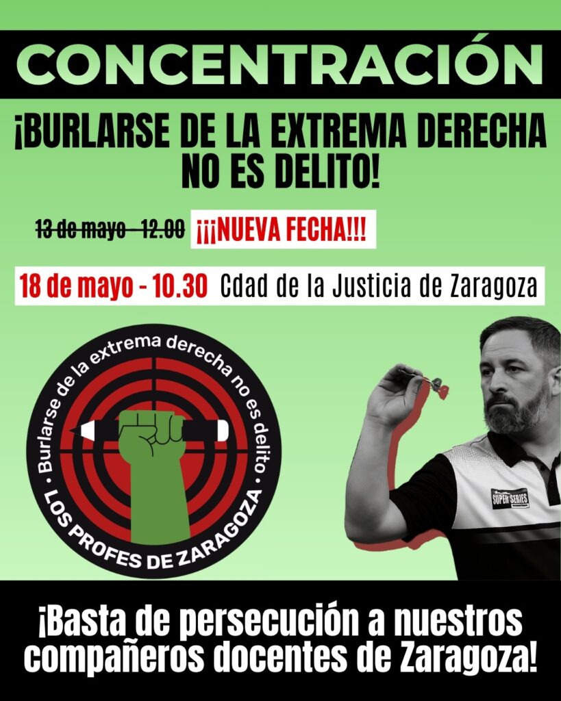 CGT exige la absolución de los dos docentes acusados por la extrema derecha por delito de odio por un juego en la Cincomarzada