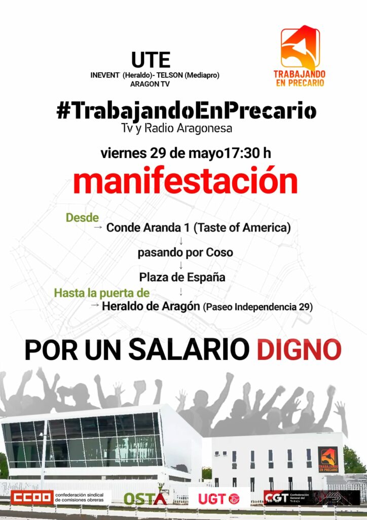 Movilizaciones en la radiotelevisión aragonesa