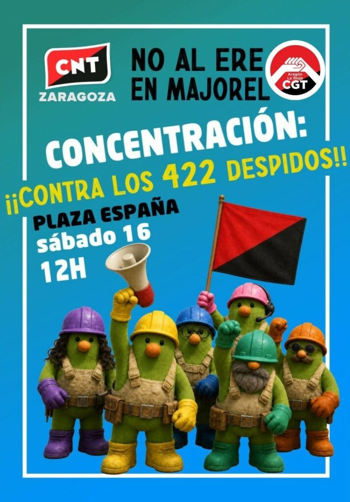 Movilizaciones y asamblea abierta ante el ERE de Majorel