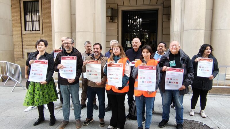 CGT Aragón y la Rioja registra la convocatoria de huelga general del 11 de noviembre para exigir soluciones a la crisis de vivienda y mejoras laborales